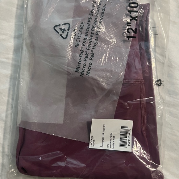 Vintage Plum Lululemon Base Pace 25” - Picture 5 of 5